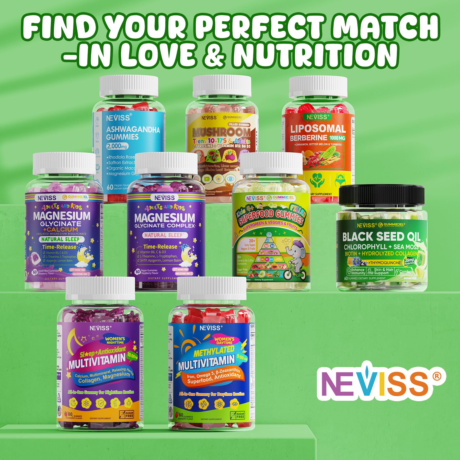 NEVISS label highlighting D3K2 minerals for bone support