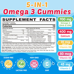 NEVISS Kids Omega-3 Gummies bottle on the counter for easy dosing.