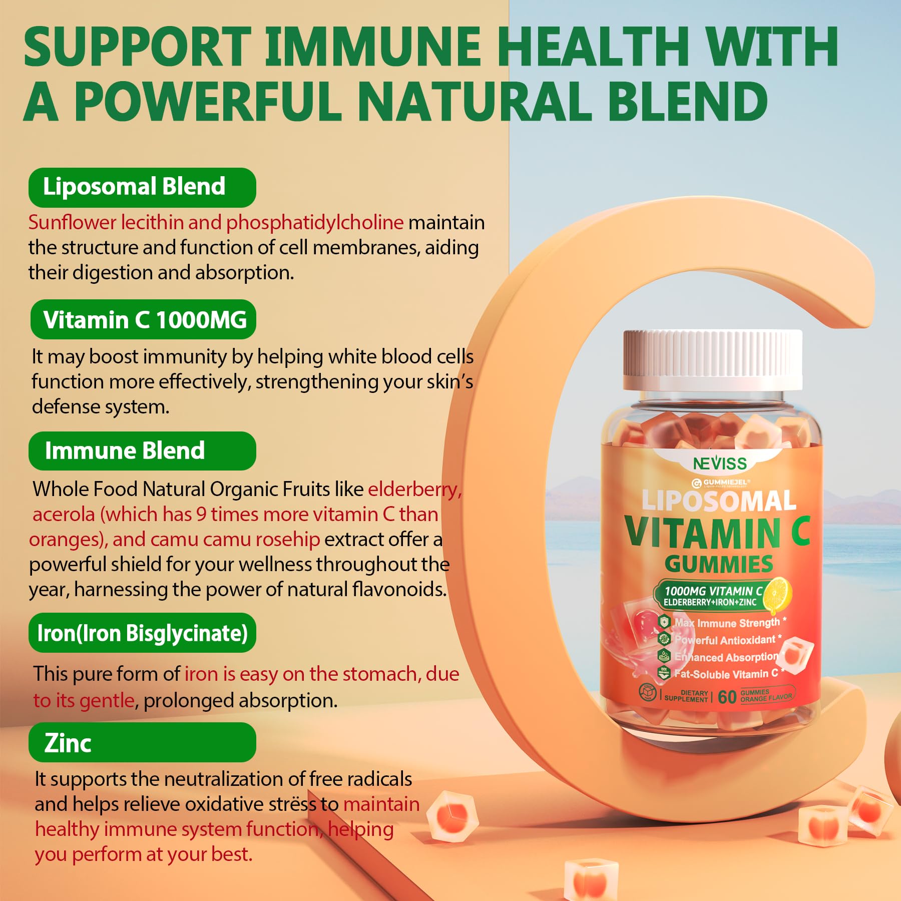NEVISS sugar-free formula emphasizes clean taste and dietary compatibility