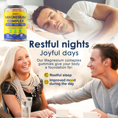 NEVISS Magnesium Complex Gummies bottle 2-pack emphasizes value with 120 gummies.