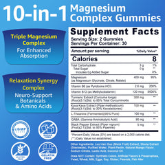 NEVISS Magnesium Complex Gummies gummies close-up highlights chewy texture for easy nightly support.