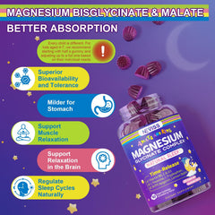 Gummy bottle emphasizes melatonin-free formula for natural circadian rhythms