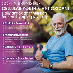 NEVISS Melatonin blend with B vitamins and antioxidants for daily energy resilience