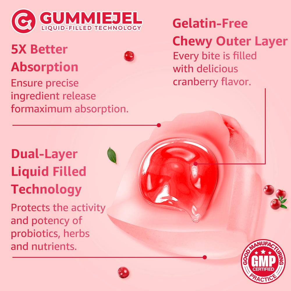Gummy on hand emphasizes convenient daily ritual for managing hot flashes.