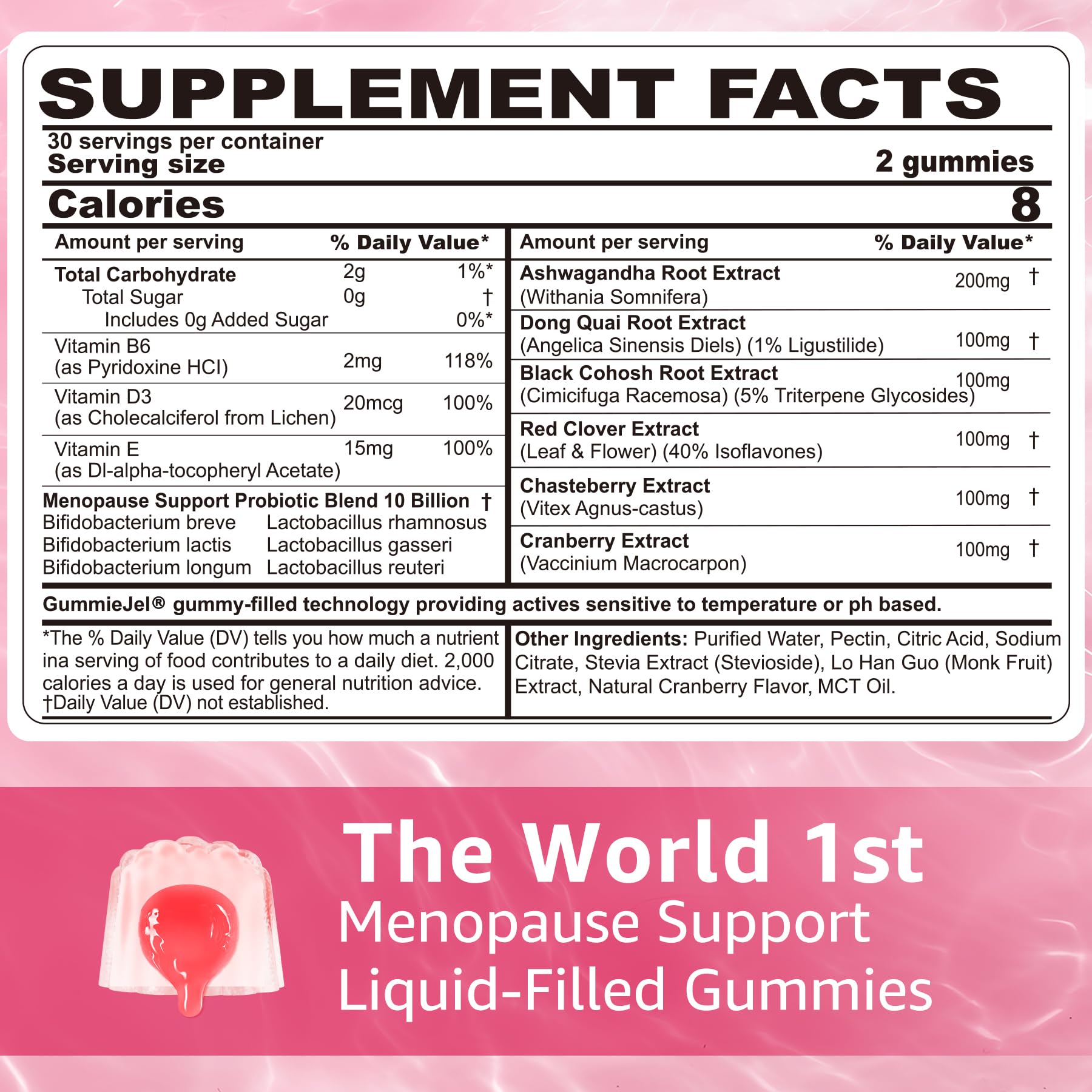 NEVISS packaging image highlights convenient, on-the-go gummies for menopause support.
