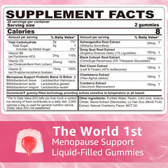 NEVISS packaging image highlights convenient, on-the-go gummies for menopause support.