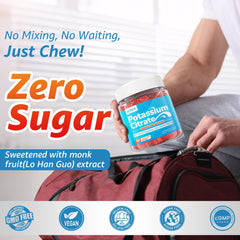 NEVISS gummies being poured show quick, sugar-free hydration on the go