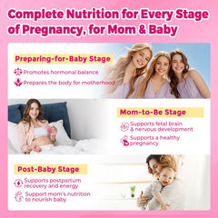 NEVISS Prenatal Gummy probiotic blend with five strains for digestion support