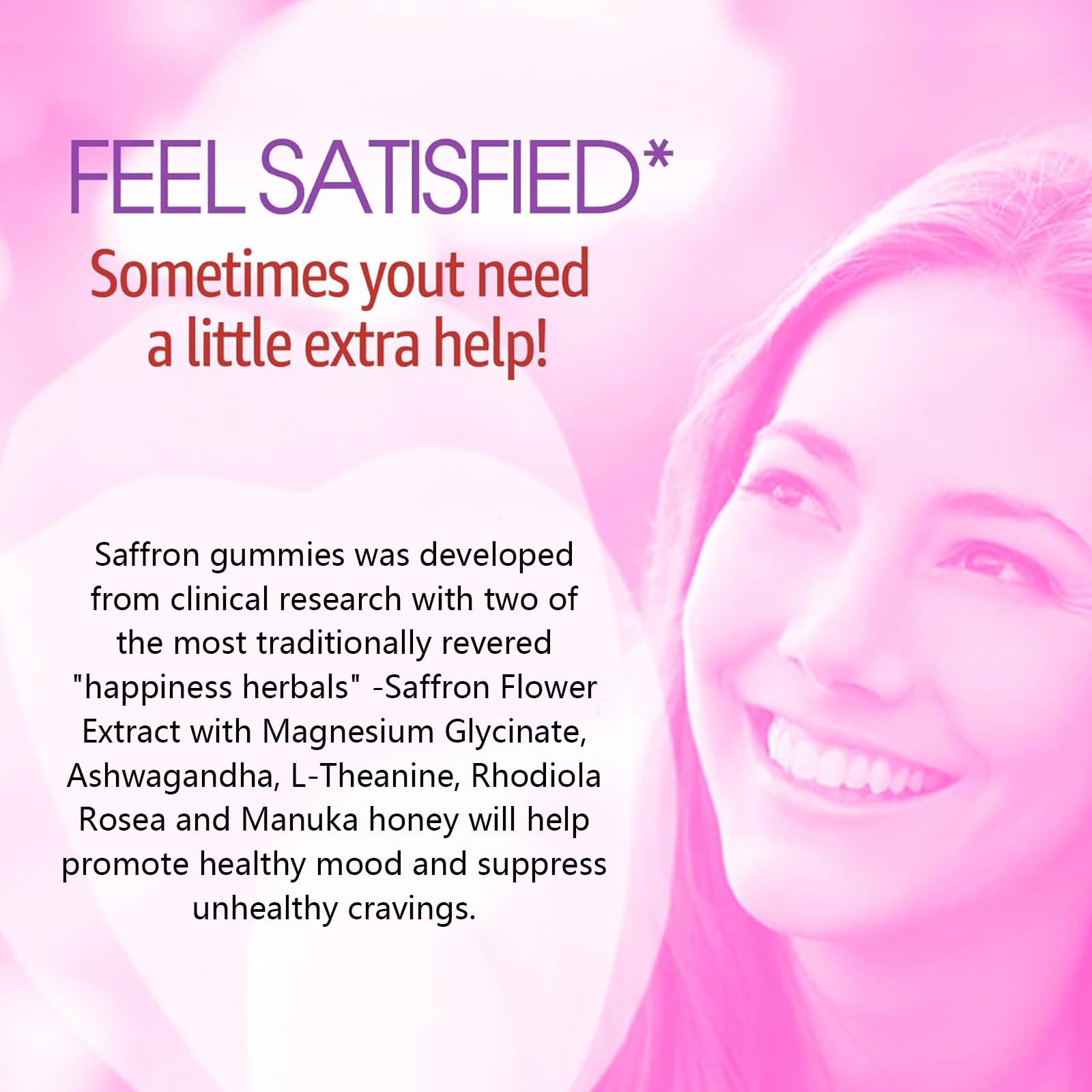 NEVISS Saffron Gummies ingredients highlight magnesium, L-theanine, and botanicals for balance.