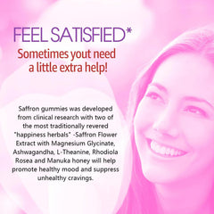 NEVISS Saffron Gummies ingredients highlight magnesium, L-theanine, and botanicals for balance.
