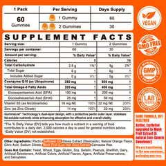 NEVISS gummies liquid-filled center close-up highlighting enhanced absorption and orange flavor