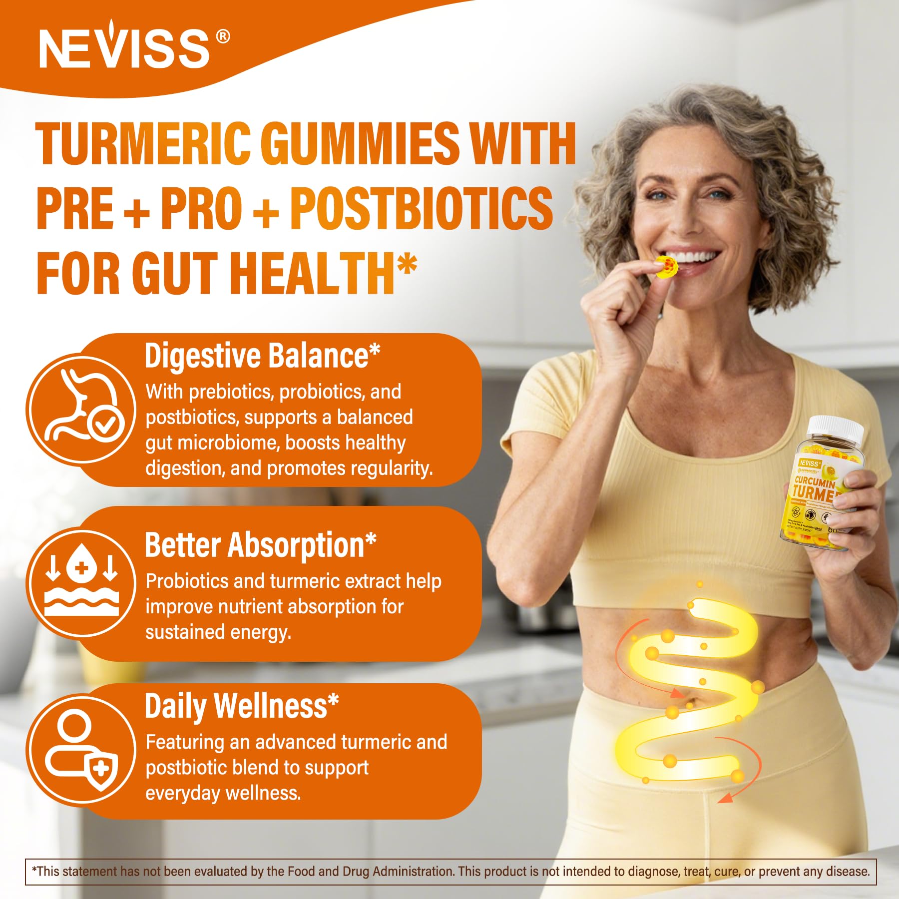 NEVISS open-pack image displaying double-layer gummy filling