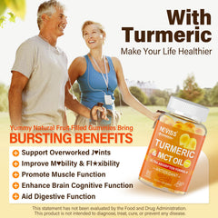 NEVISS Turmeric Gummies sugar-free mango flavor for daily use