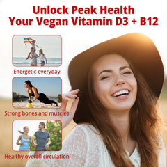NEVISS D3 B12 gummies ingredients label—gluten-free, non-GMO, gelatin-free.