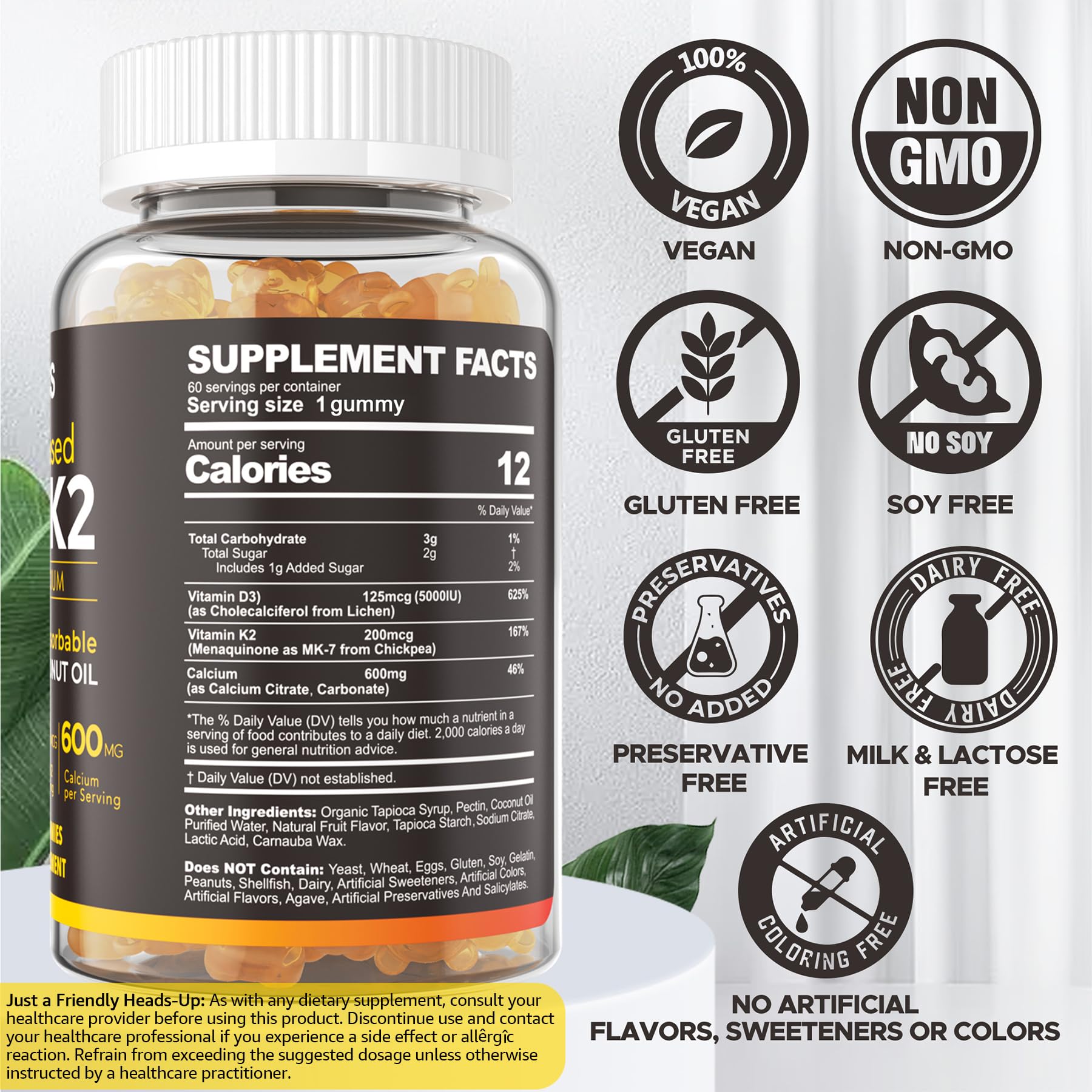 NEVISS bottle back label shows ingredients and usage for easy planning