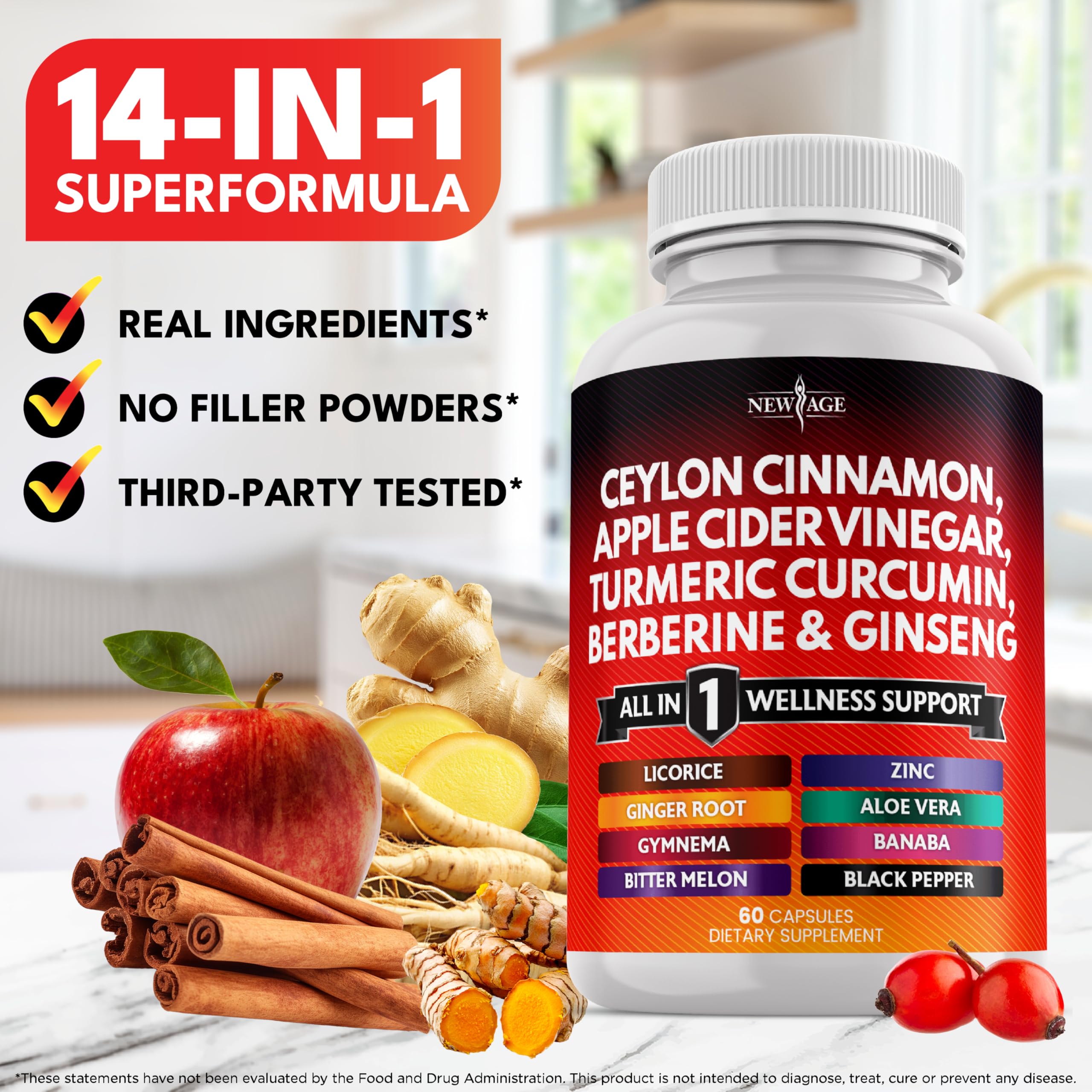 NEW AGE banaba-berberine-caps emphasize a balanced daily regimen.