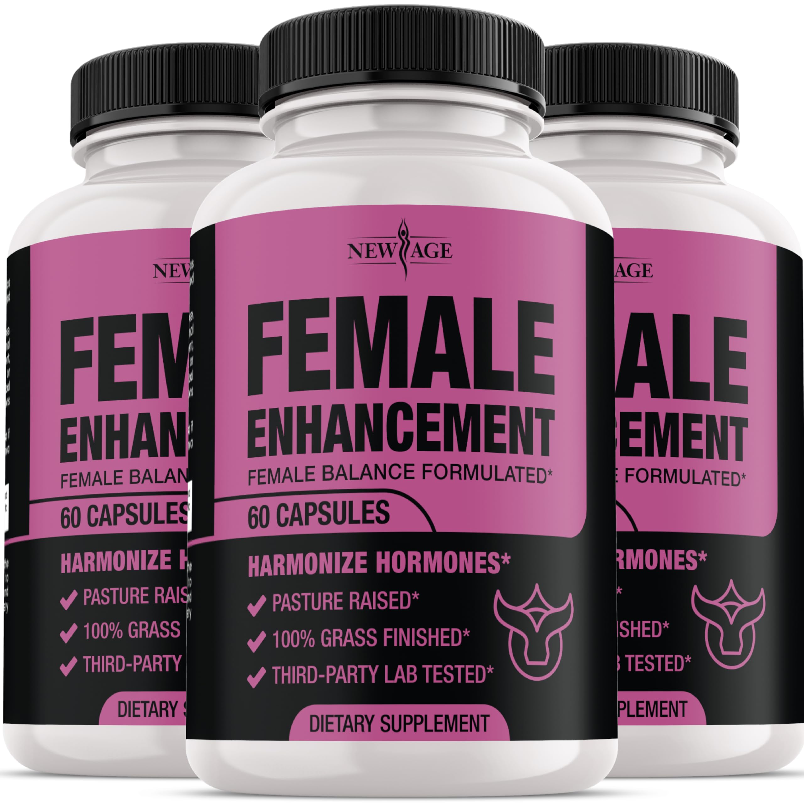 NEW AGE Beef Organ bottle highlights pasture-raised ingredients for daily women's wellness