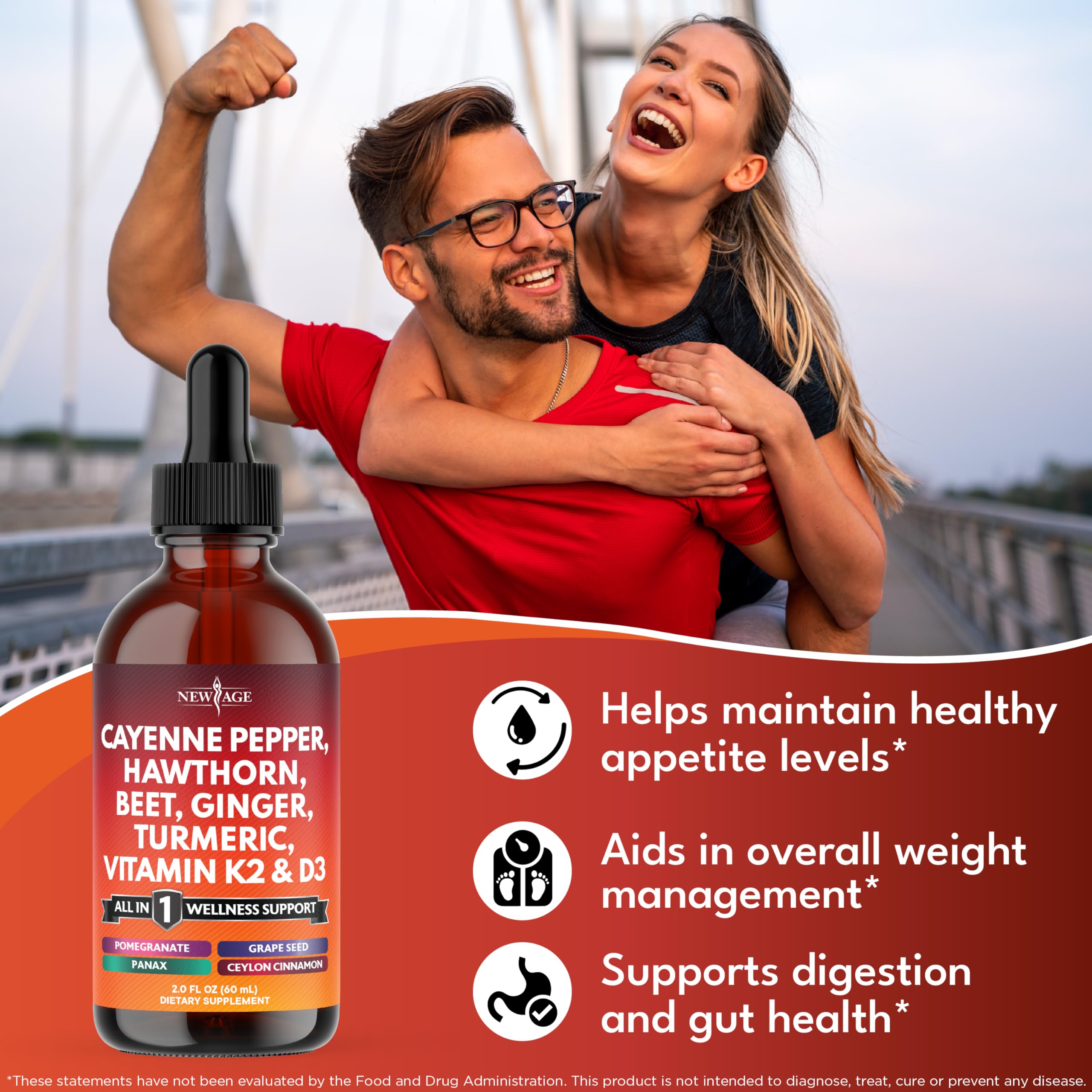 NEW AGE Beet Root Powder Drops container conveys natural color and nourishment