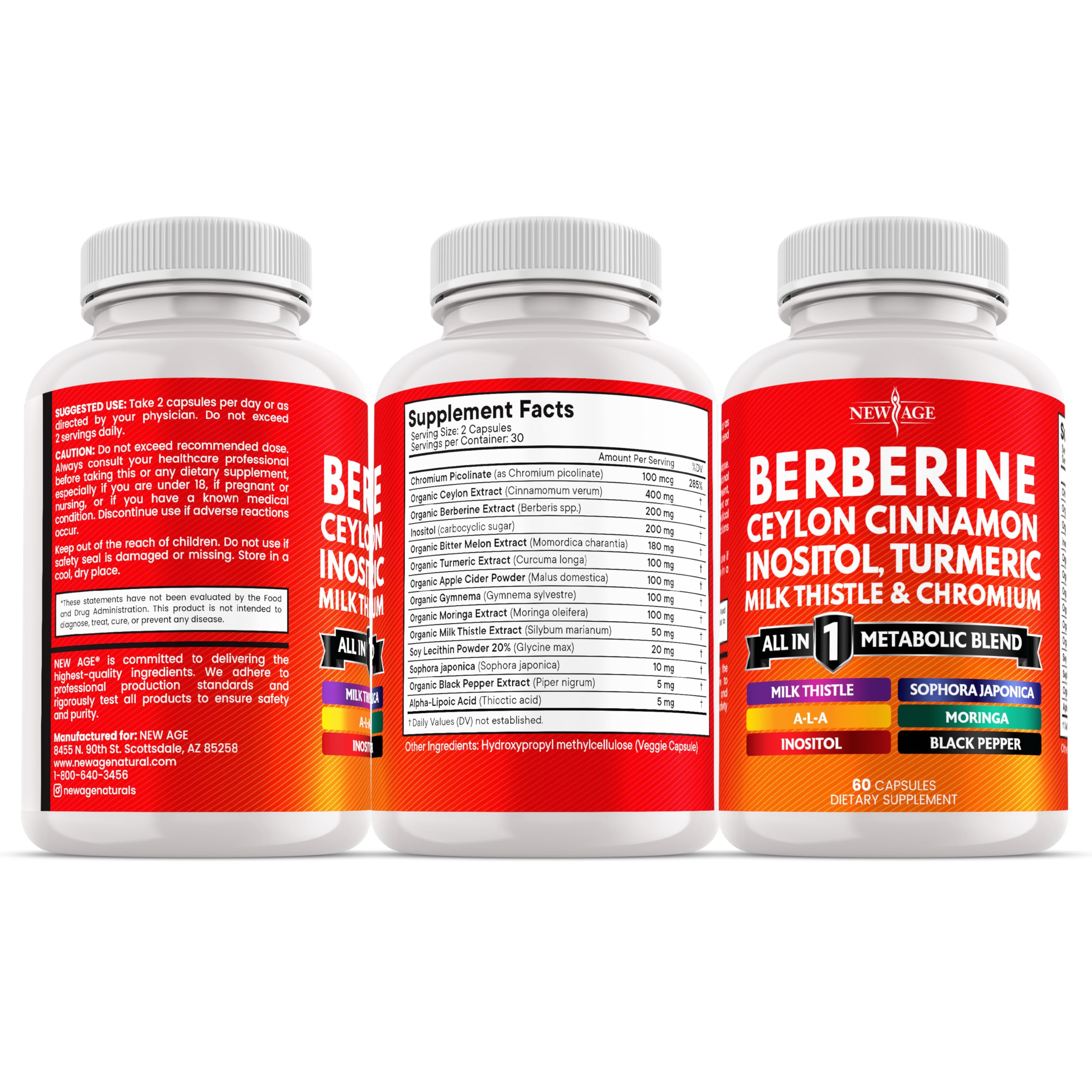 NEW AGE berberine-cinnamon dose-spoon with serving suggestion