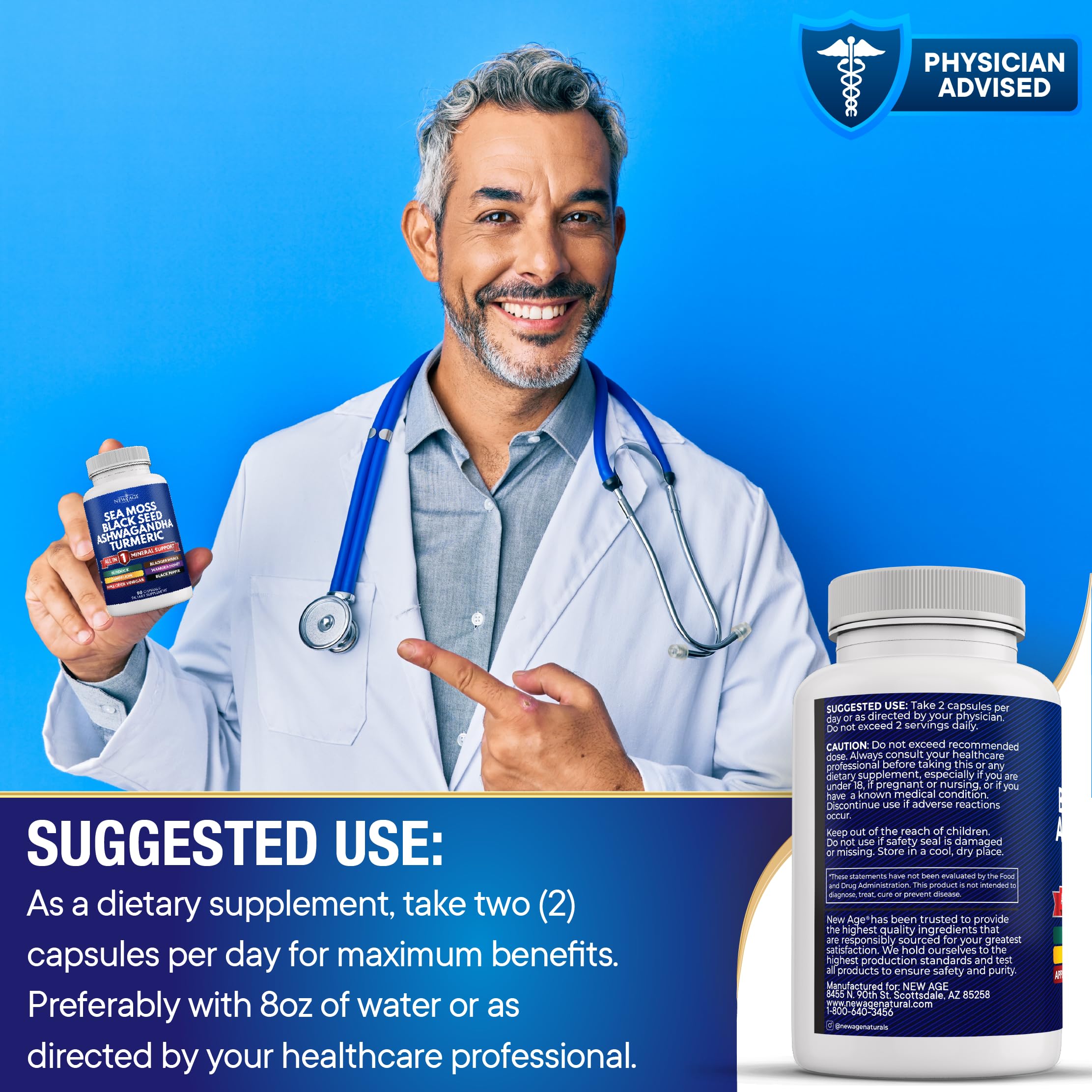 New Age black pepper extract capsules for absorption