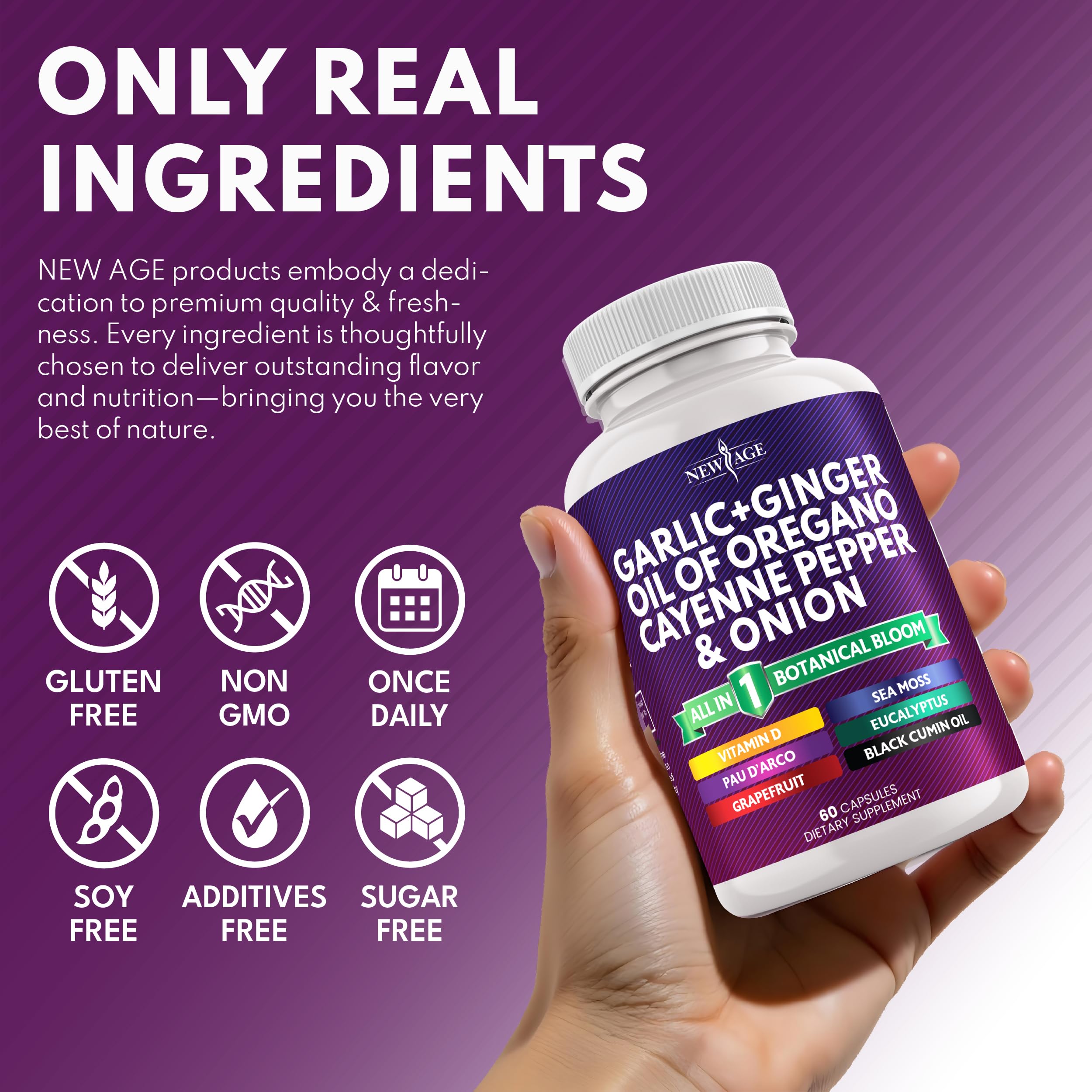 NEW AGE Black Seed capsules are part of the blend