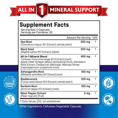 NEW AGE bladderwrack root powder with sea vegetable blend for mineral nourishment.