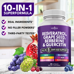 NEW AGE Capsules on white background for easy daily use.