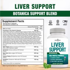 New Age chanca piedra capsules emphasize multi-ingredient detox for wellness.