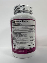 NEW AGE Collagen Pills bottle with label emphasizing premium ingredients