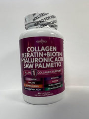 NEW AGE Collagen Pills ingredients label highlighting multivitamin blend