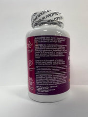 Close-up of NEW AGE Collagen Pills tablet highlighting texture and size for easy swallowing