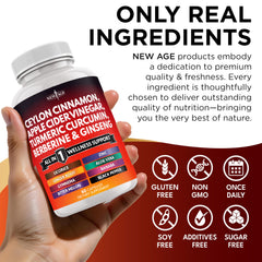NEW AGE ginger-root-caps capture warming aroma for daily routines.