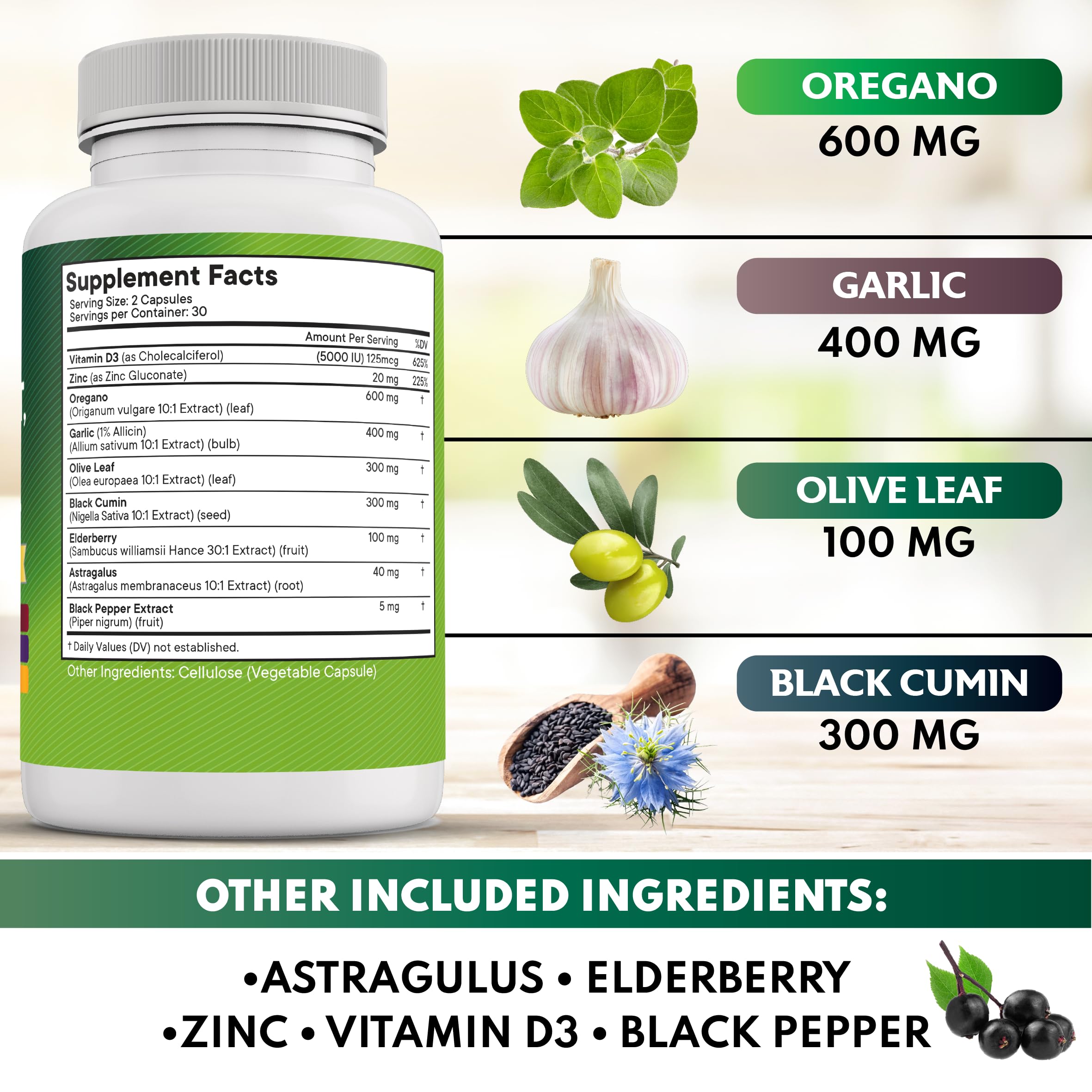 NEW AGE herbal blend ingredients displayed for versatile, everyday use