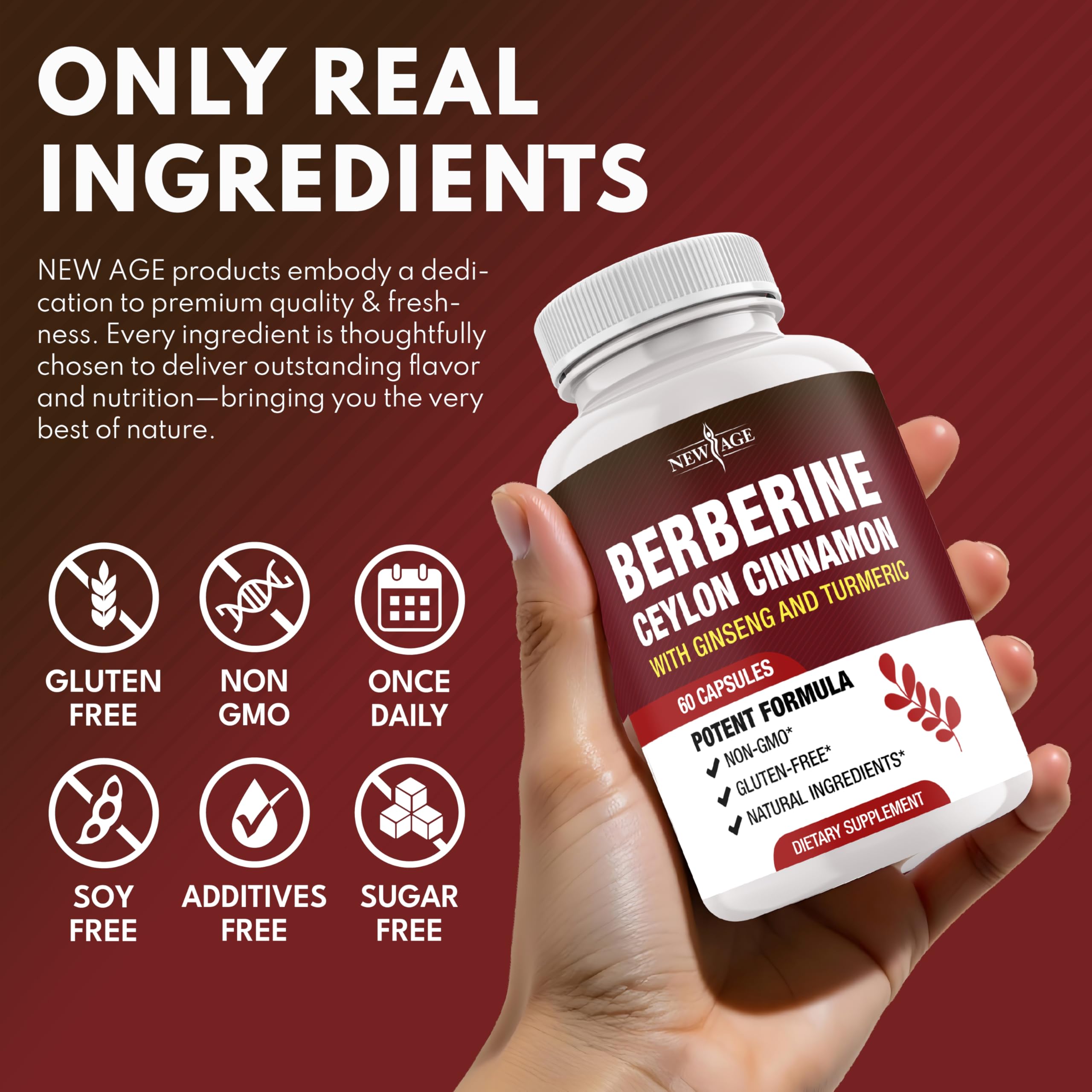 NEW AGE Licorice Extract capsules with soothing aroma and taste.