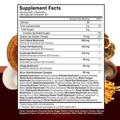 NEW AGE gummies packaging shows 20+ mushroom blend for diverse benefits.