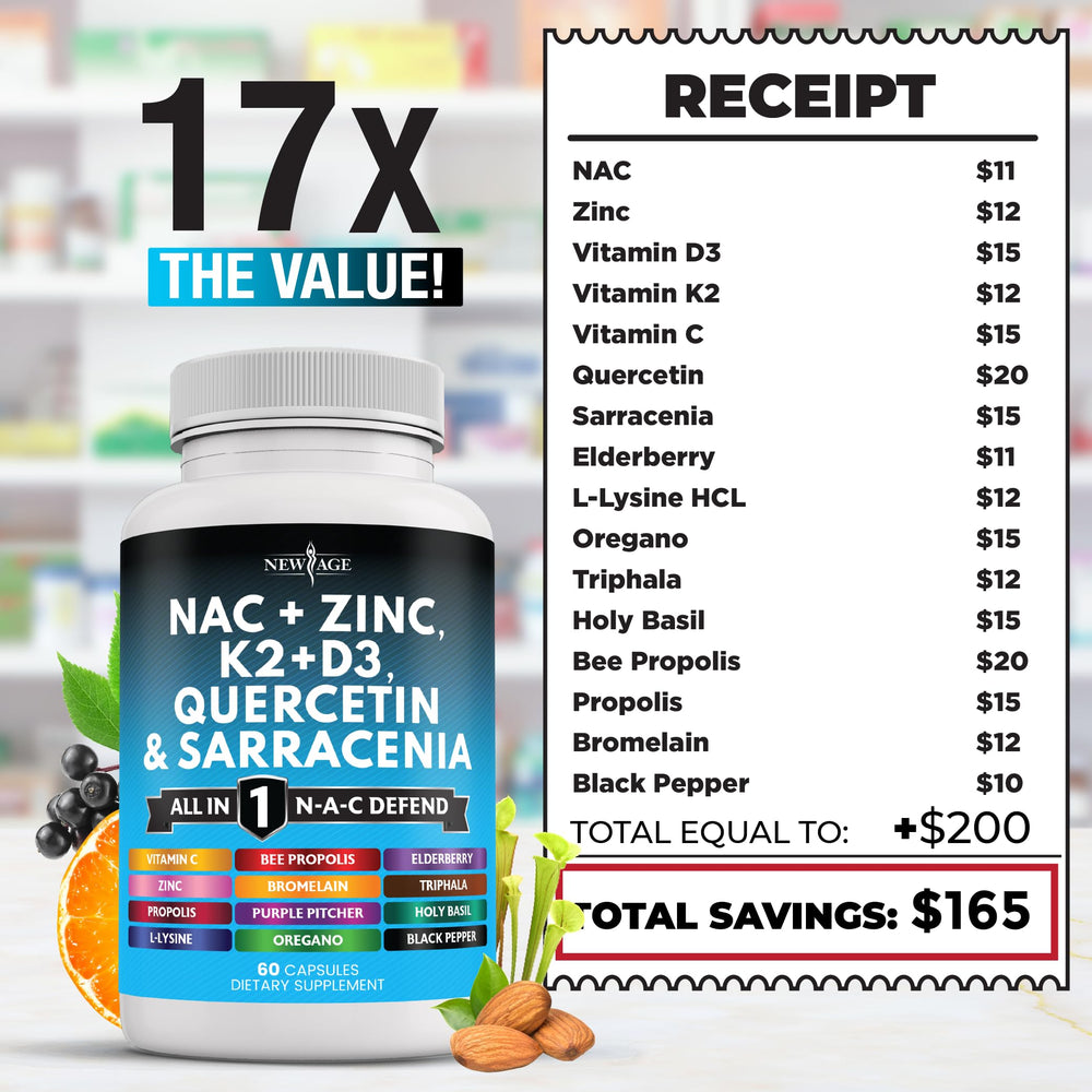 NEW AGE NAC supplement daily-use scene suggests simple integration into routines.