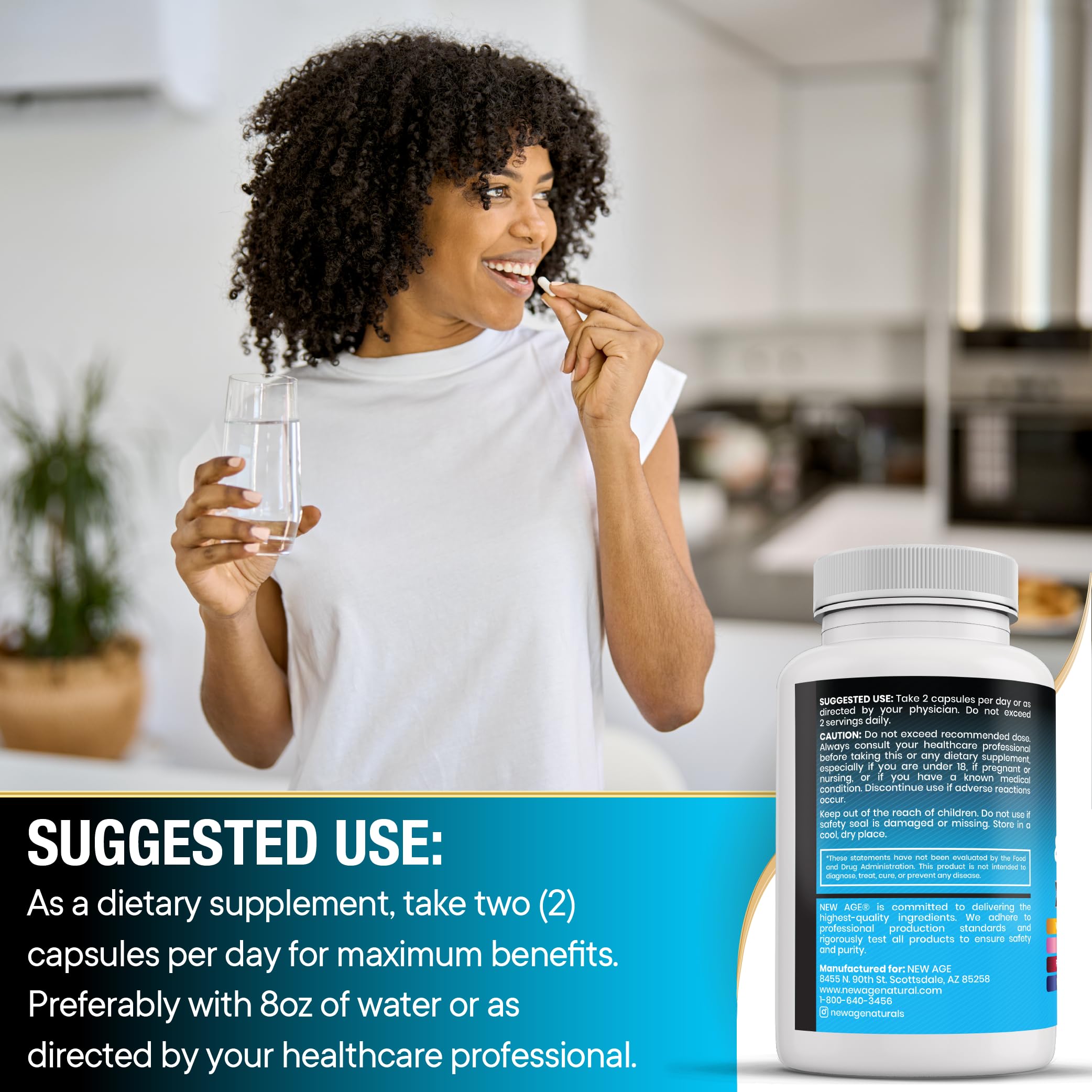 NEW AGE NAC supplement elderberry and propolis highlight natural flavor and resilience.