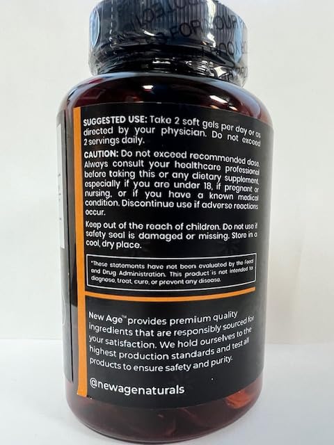 NEW AGE pack of three bottles on display for convenient daily wellness