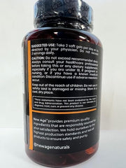 NEW AGE pack of three bottles on display for convenient daily wellness