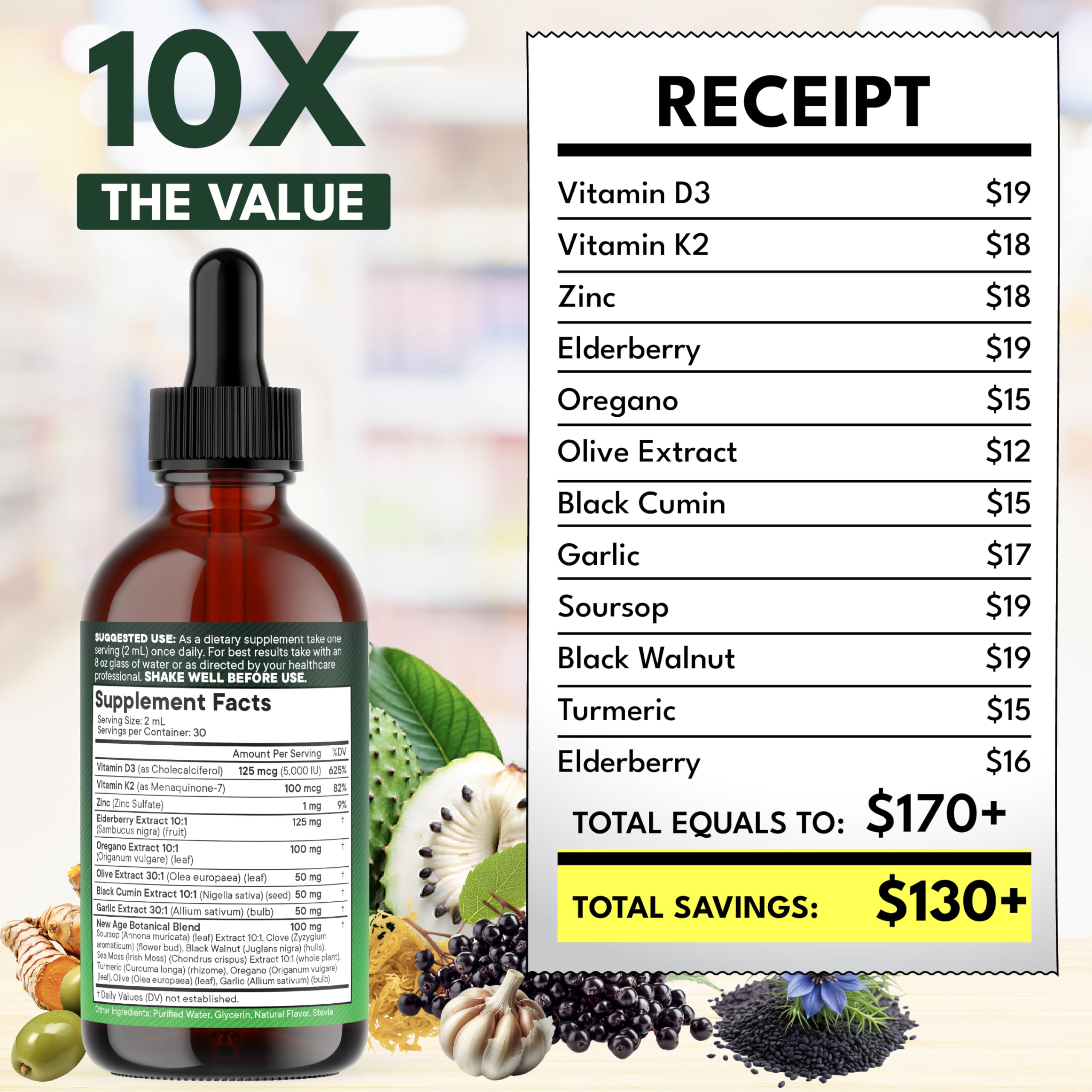 NEW AGE plant-based formula image notes vegan and non-GMO ingredients for clean supplementation.