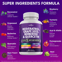 New Age polyphenol blend capsules for everyday wellness