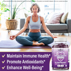 NEW AGE Sambucus elderberry gummies ingredients reveal natural antioxidants and nutrients.