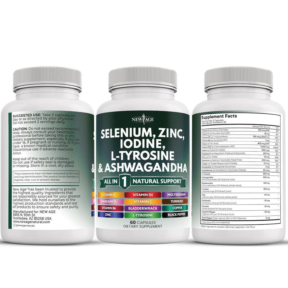 NEW AGE seaweed blend ingredients closeup emphasizing broad mineral mix