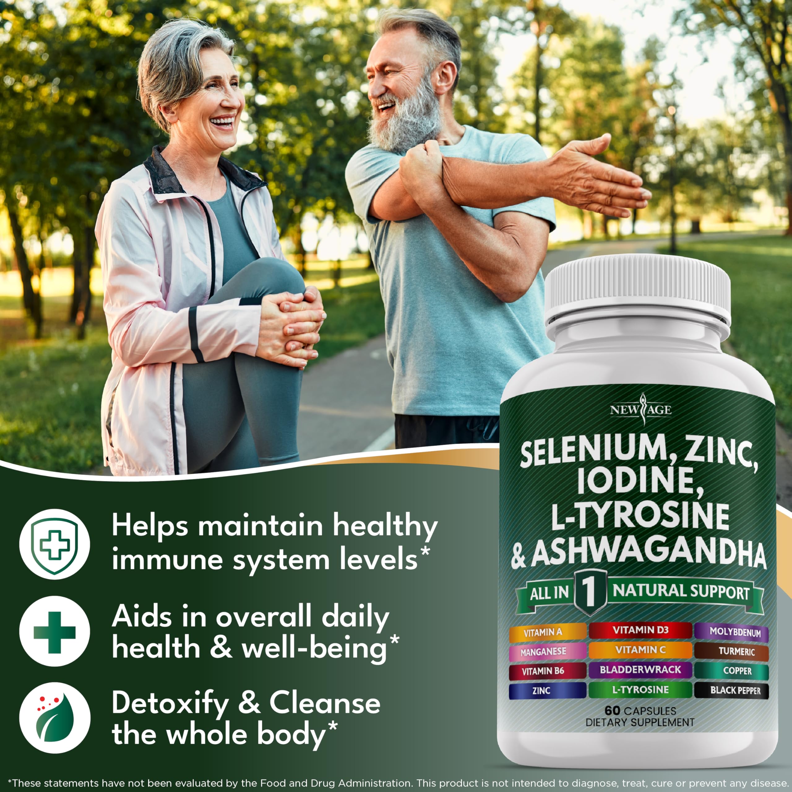 New Age ashwagandha close-up calming adaptogen profile
