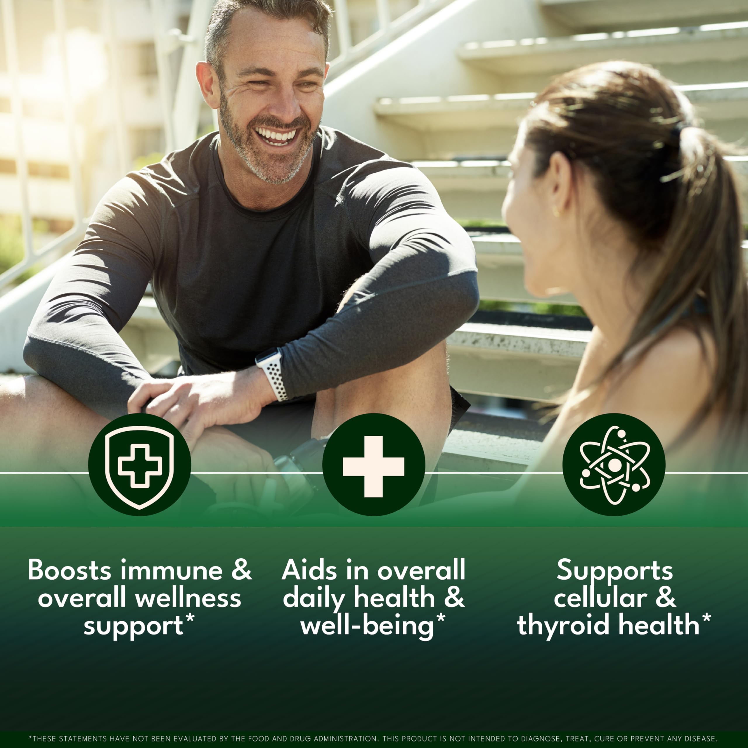 NEW AGE Thyroid Support Drops selenium panel highlights antioxidant immune support.