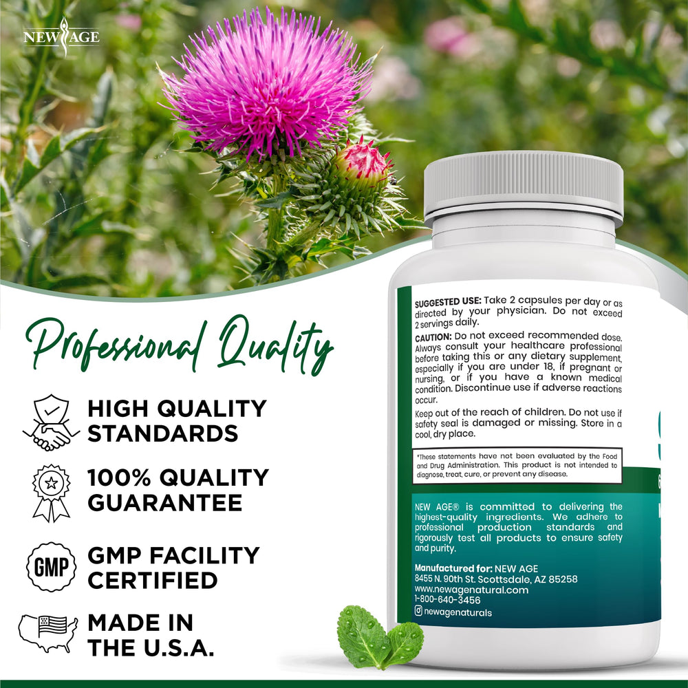 New Age turmeric curcumin capsules add antioxidant balance.
