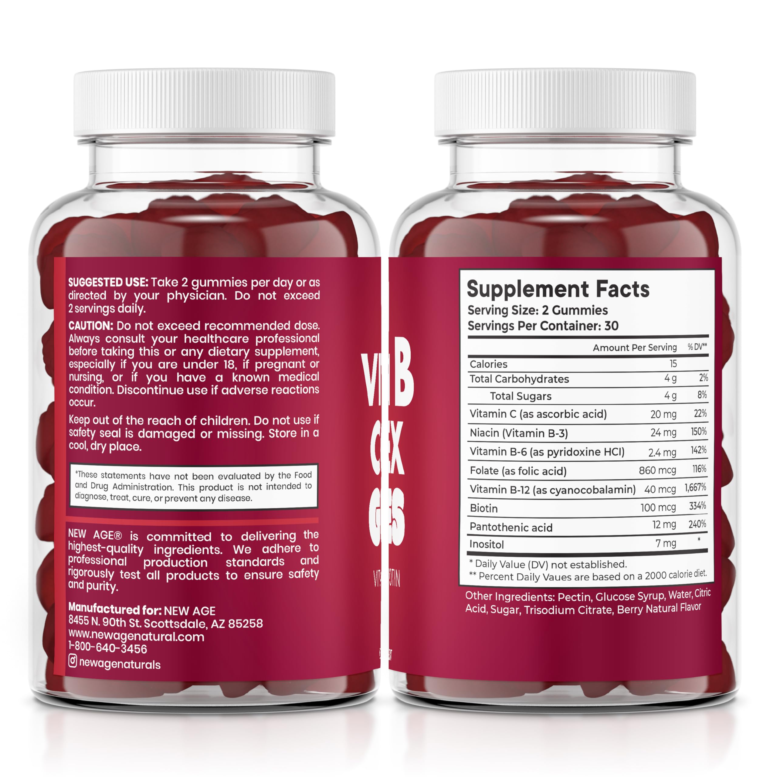 Berry gummies with vitamin C boost for immune support