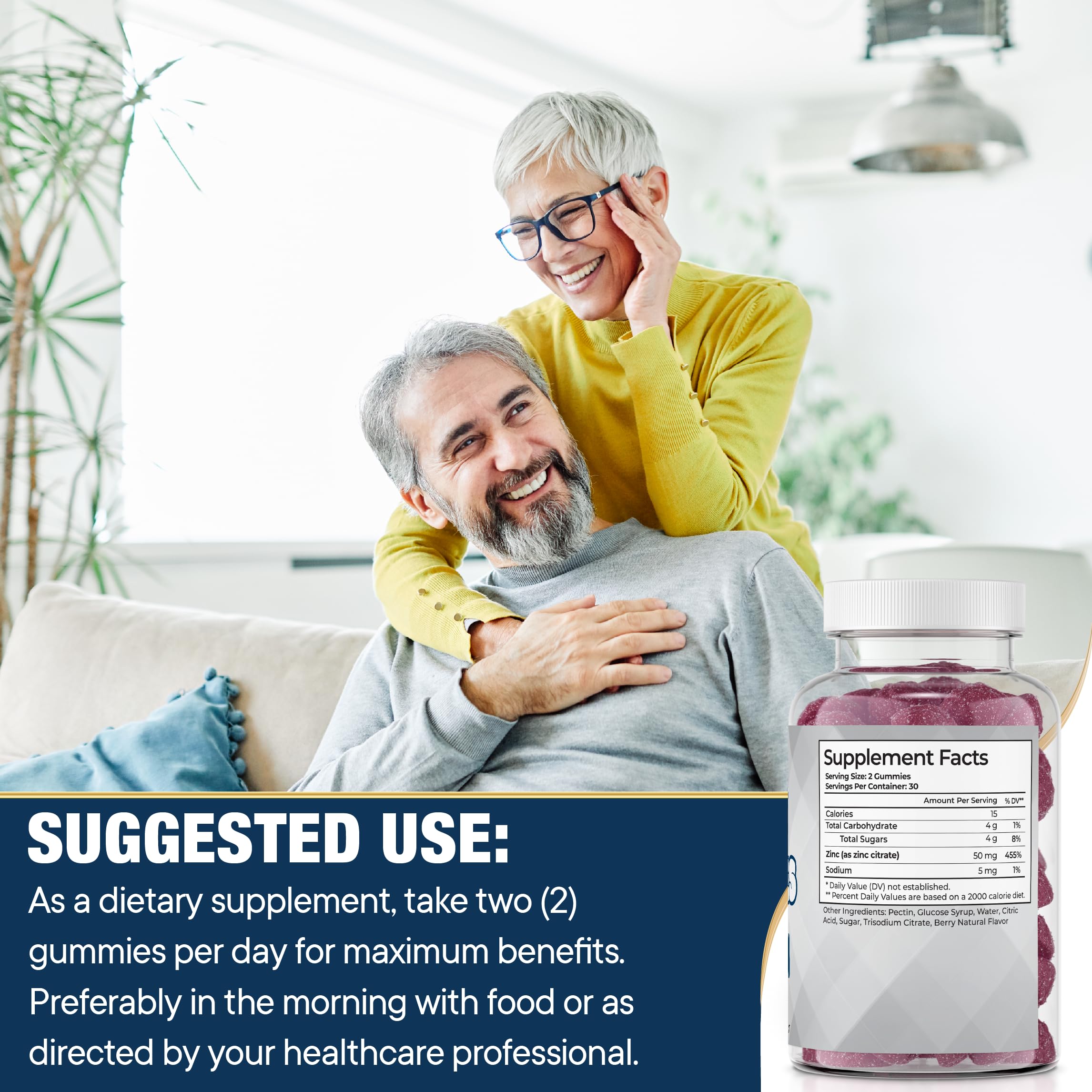New Age Zinc Gummies dosing top shows easy serving and precise dosage.