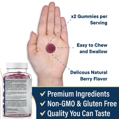 New Age Zinc Gummies packaging scene emphasizes allergen-free, clean label.