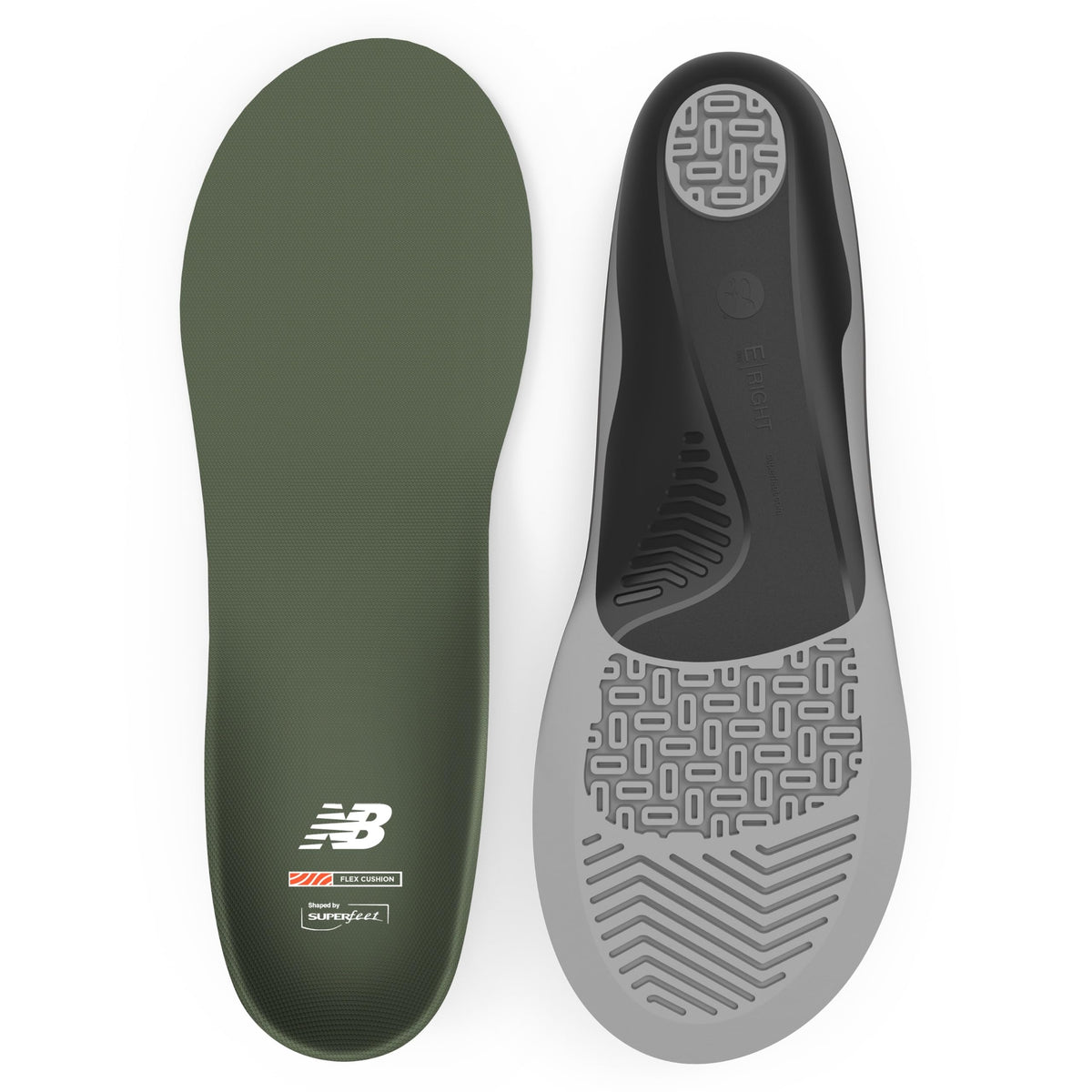 New Balance Flex Cushion insole showing arch-support design for all-day comfort